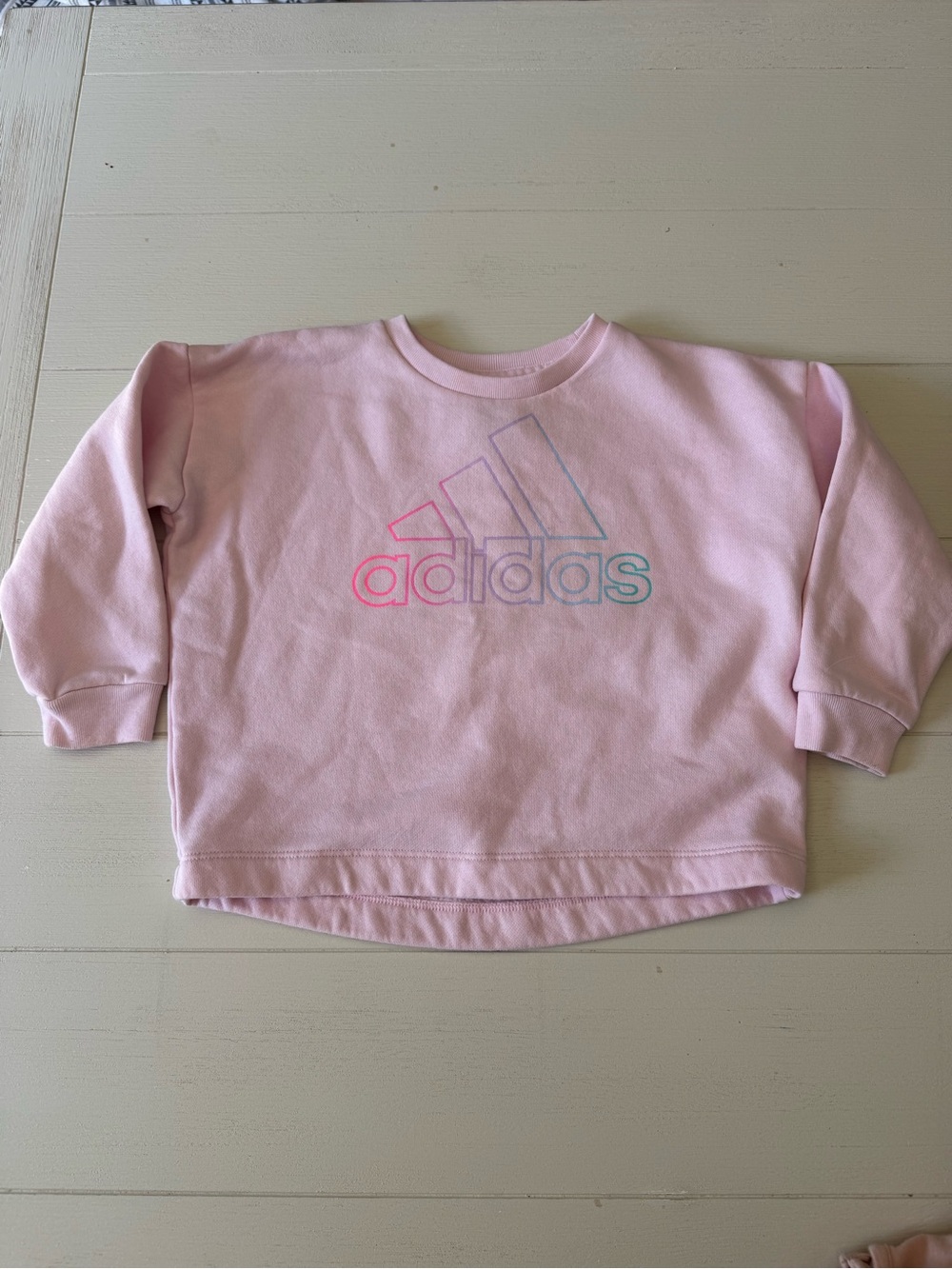 Adidas Toddler Oversized Crewneck Sweatshirt 24 months